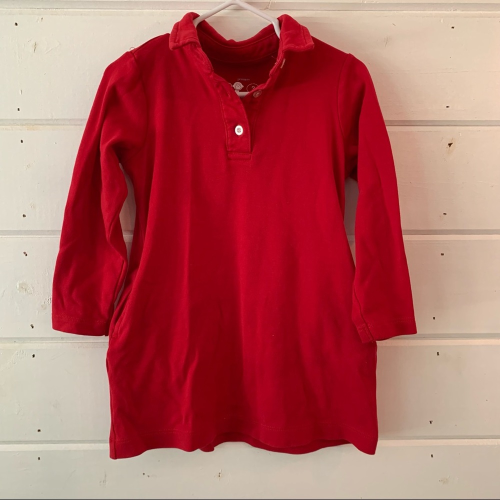 Primary Red Polo Dress